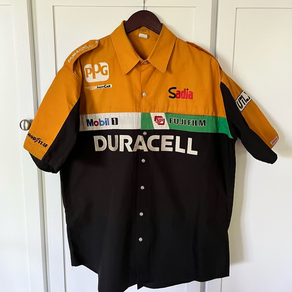 IndyCar Duracel Pit Crew Shirt from the Raul Boesel years. IRL CART